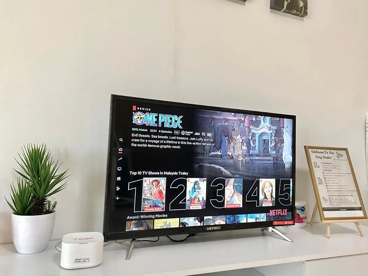 Apartment 1-2Pax Cozystudio,Central Park Jb Townciq, Free Netflix,Wi-Fi,Youtube Johor Bahru Malaysia
