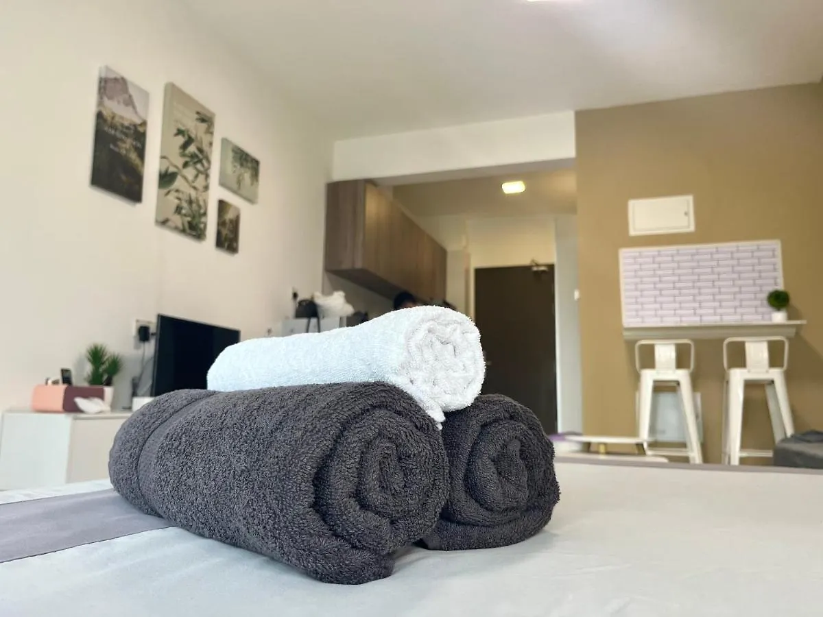 Apartment 1-2Pax Cozystudio,Central Park Jb Townciq, Free Netflix,Wi-Fi,Youtube Johor Bahru